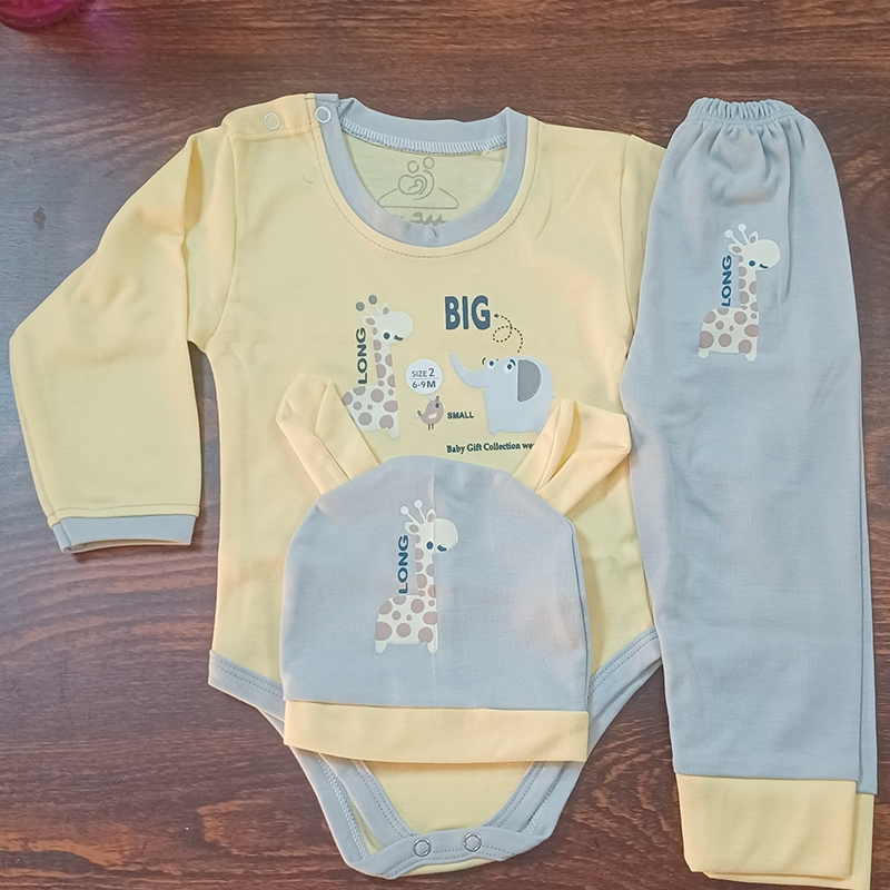 سه تیکه پنبه زرافه ای